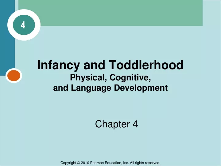 infancy and toddlerhood physical cognitive and language development