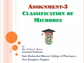 Assignment-3  Classification of Microbes
