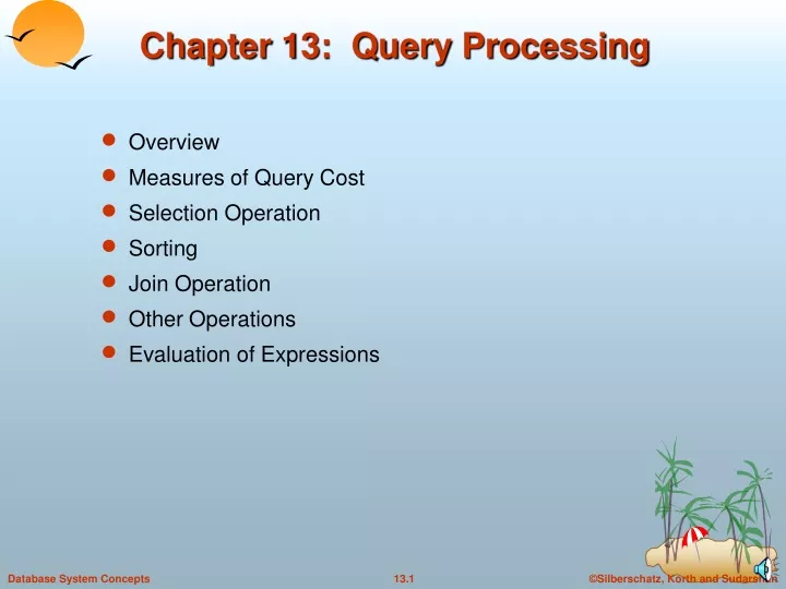 chapter 13 query processing