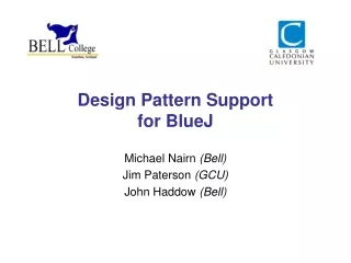 Design Pattern Support  for BlueJ