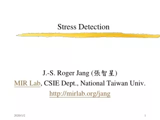 Stress Detection