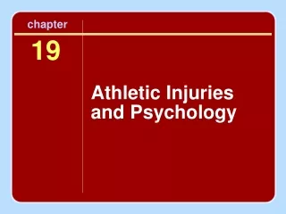Athletic Injuries and Psychology