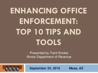 Enhancing Office Enforcement: top 10 tips and tools