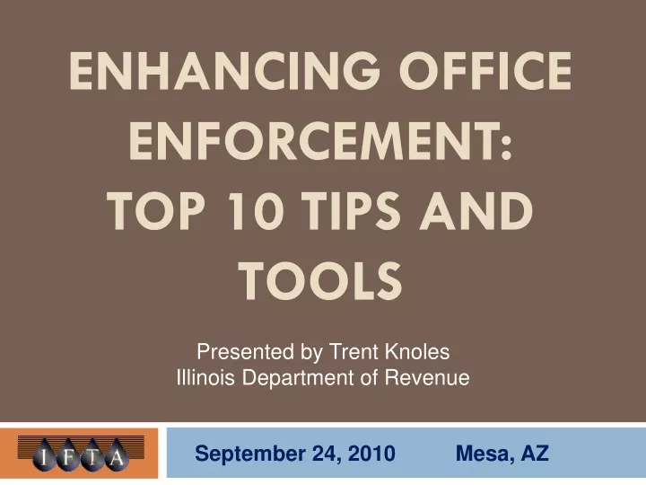 enhancing office enforcement top 10 tips and tools