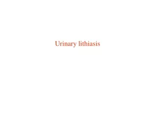 Urinary lithiasis