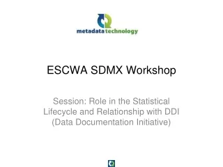 ESCWA SDMX Workshop