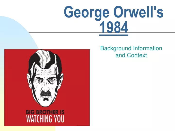 george orwell s 1984