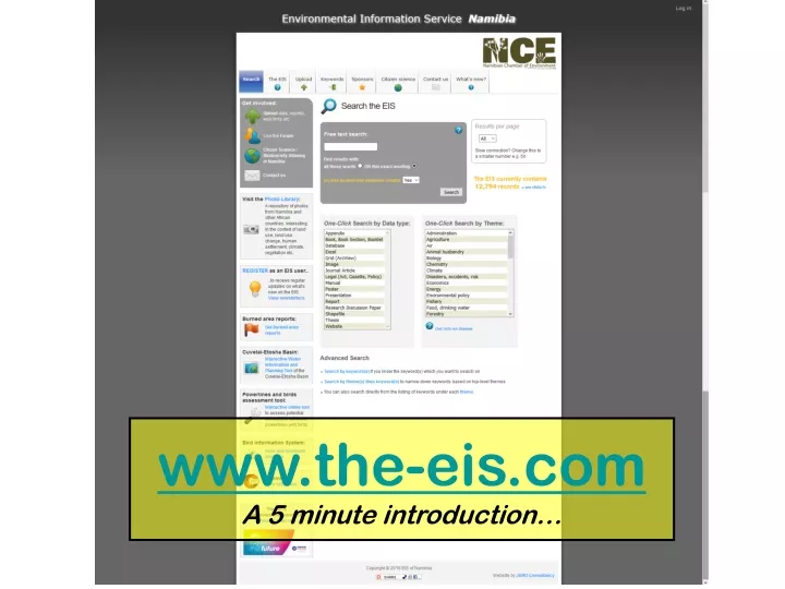 www the eis com a 5 minute introduction