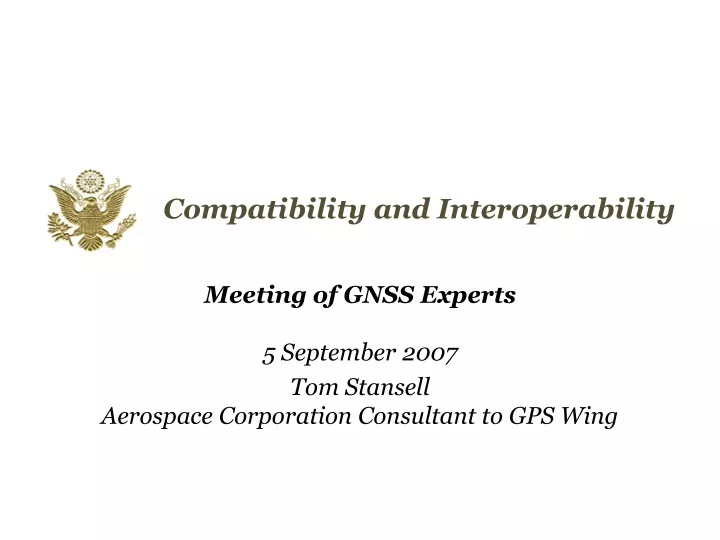 compatibility and interoperability