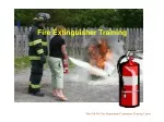 Fire Extinguisher Training - slide 1