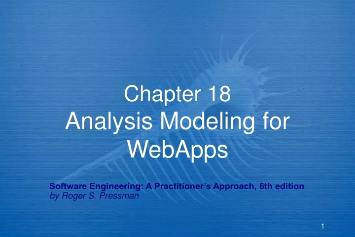 chapter 18 analysis modeling for webapps