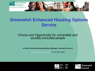 Greenwich Enhanced Housing Options  Service