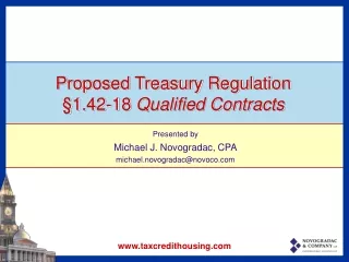 Proposed Treasury Regulation §1.42-18  Qualified Contracts