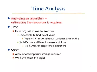 Time Analysis