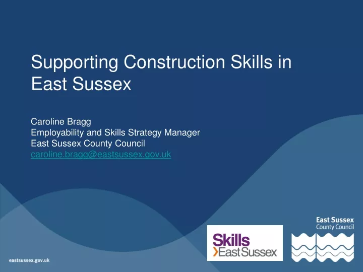 supporting construction skills in east sussex