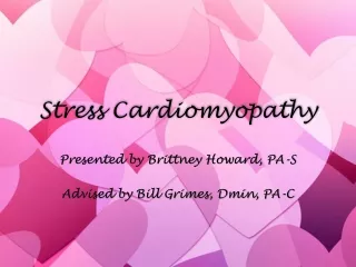 Stress Cardiomyopathy