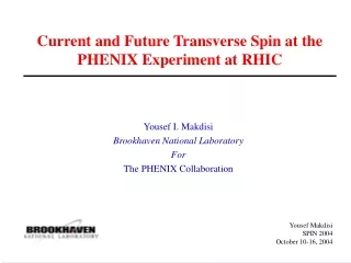 Current and Future Transverse Spin at the  PHENIX Experiment at RHIC