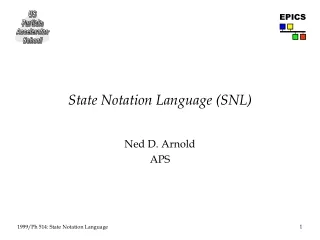 State Notation Language (SNL)