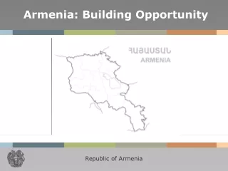 Armenia: Building Opportunity