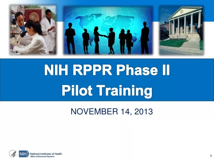 nih rppr phase ii pilot training