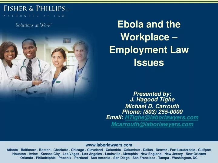 ebola and the workplace employment law issues