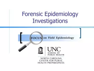 Forensic Epidemiology Investigations
