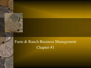 Farm &amp; Ranch Business Management Chapter #1