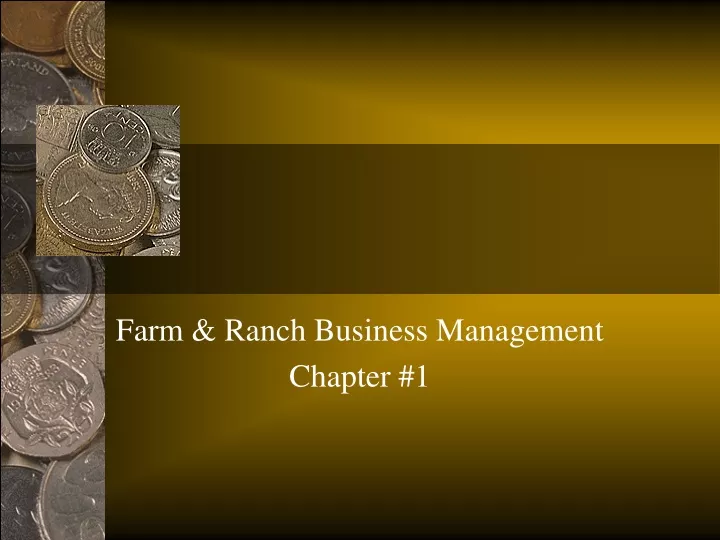 farm ranch business management chapter 1