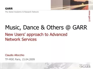 Music, Dance &amp; Others @ GARR