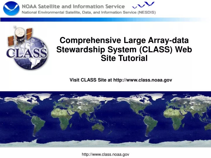 comprehensive large array data stewardship system class web site tutorial