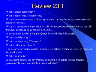 Review 23.1