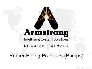 Proper Piping Practices (Pumps)