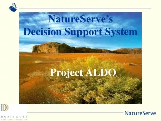 NatureServe’s Decision Support System