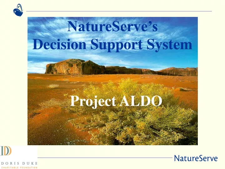 natureserve s decision support system