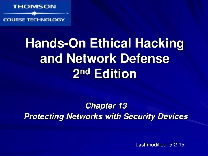hands on ethical hacking and network defense 2 nd edition