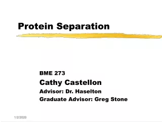 Protein Separation