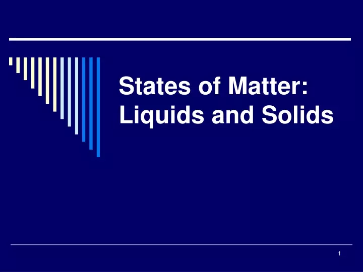 states of matter liquids and solids