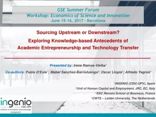 Sourcing Upstream or Downstream?  Exploring Knowledge-based Antecedents of