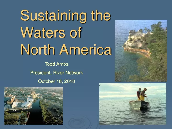 sustaining the waters of north america