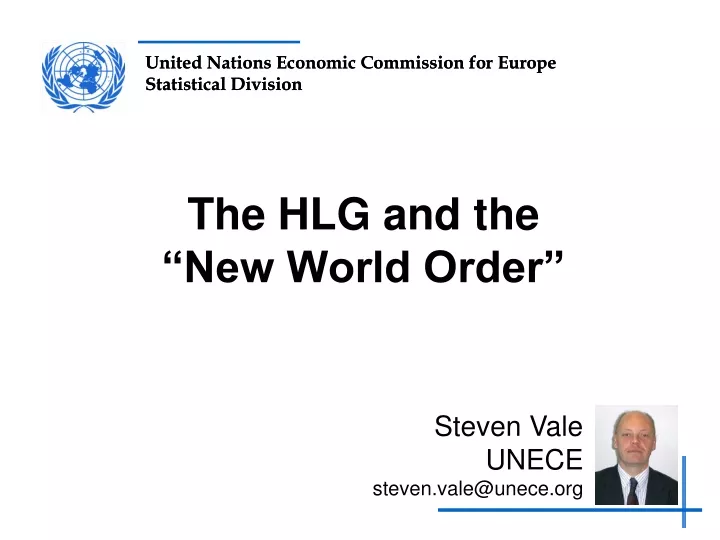 the hlg and the new world order