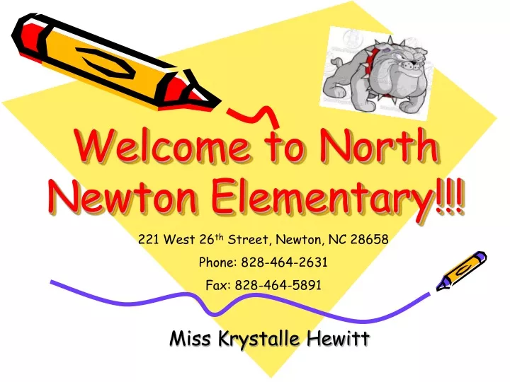 welcome to north newton elementary