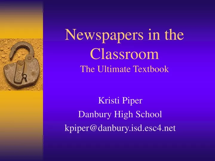 newspapers in the classroom the ultimate textbook