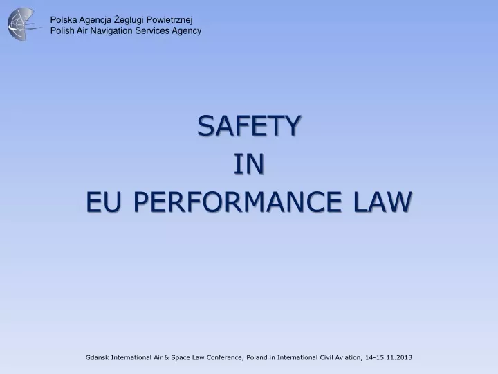 safety in eu performance law