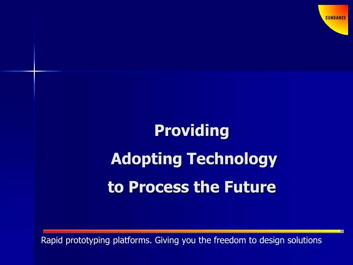 providing adopting technology to process