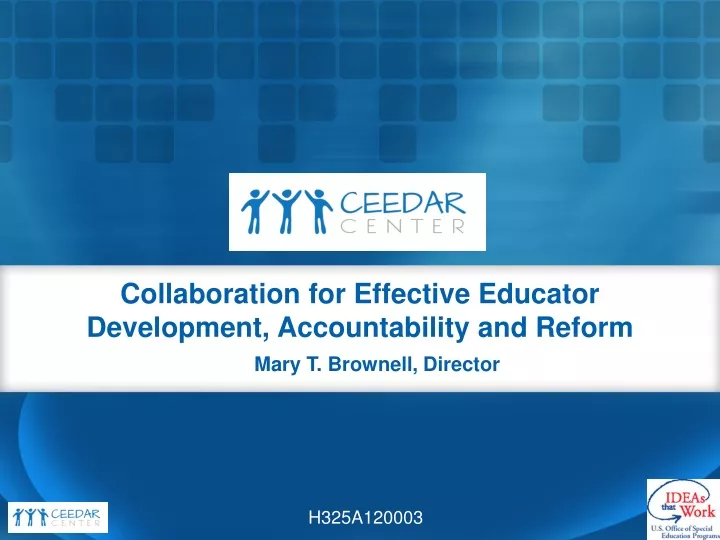 collaboration for effective educator development