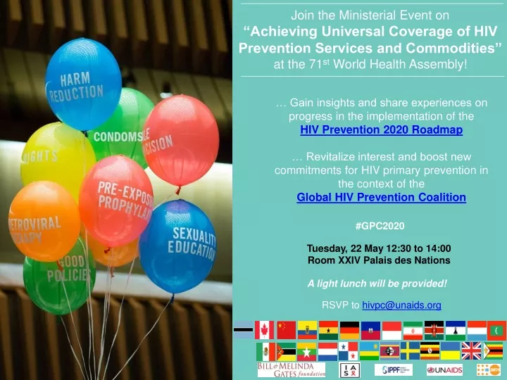 join the ministerial event on achieving universal