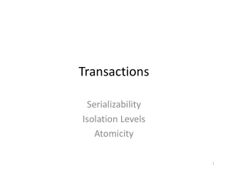 Transactions