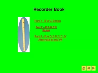 Recorder Book
