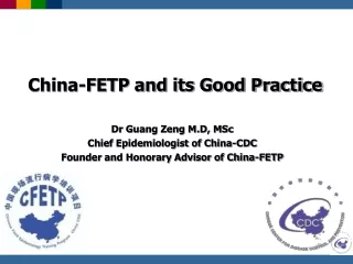 China-FETP and its Good Practice
