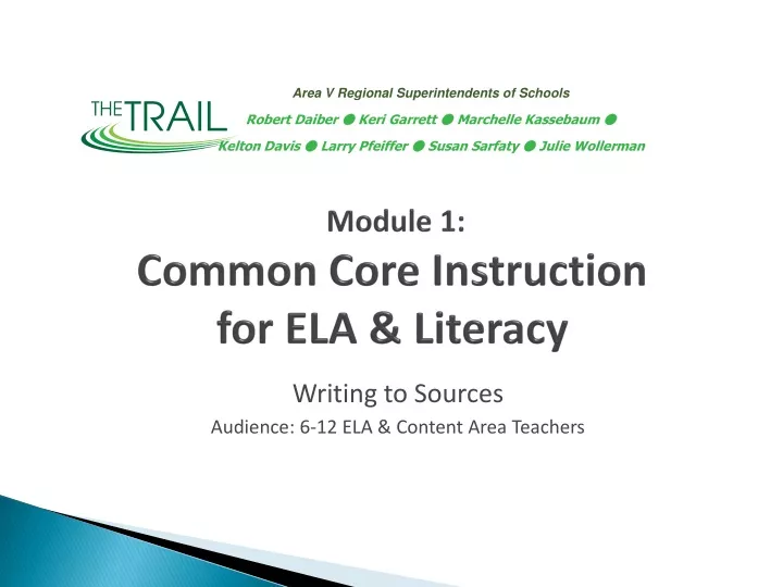 writing to sources audience 6 12 ela content area teachers